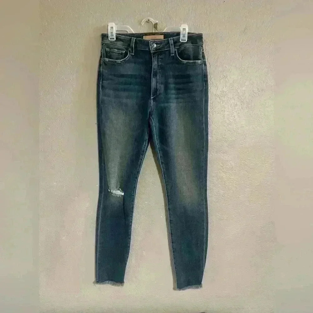 NWT Joe's Bella Frayed-Hem Skinny Jeans‎ in Laynee Size 28 - Picture 2 of 11